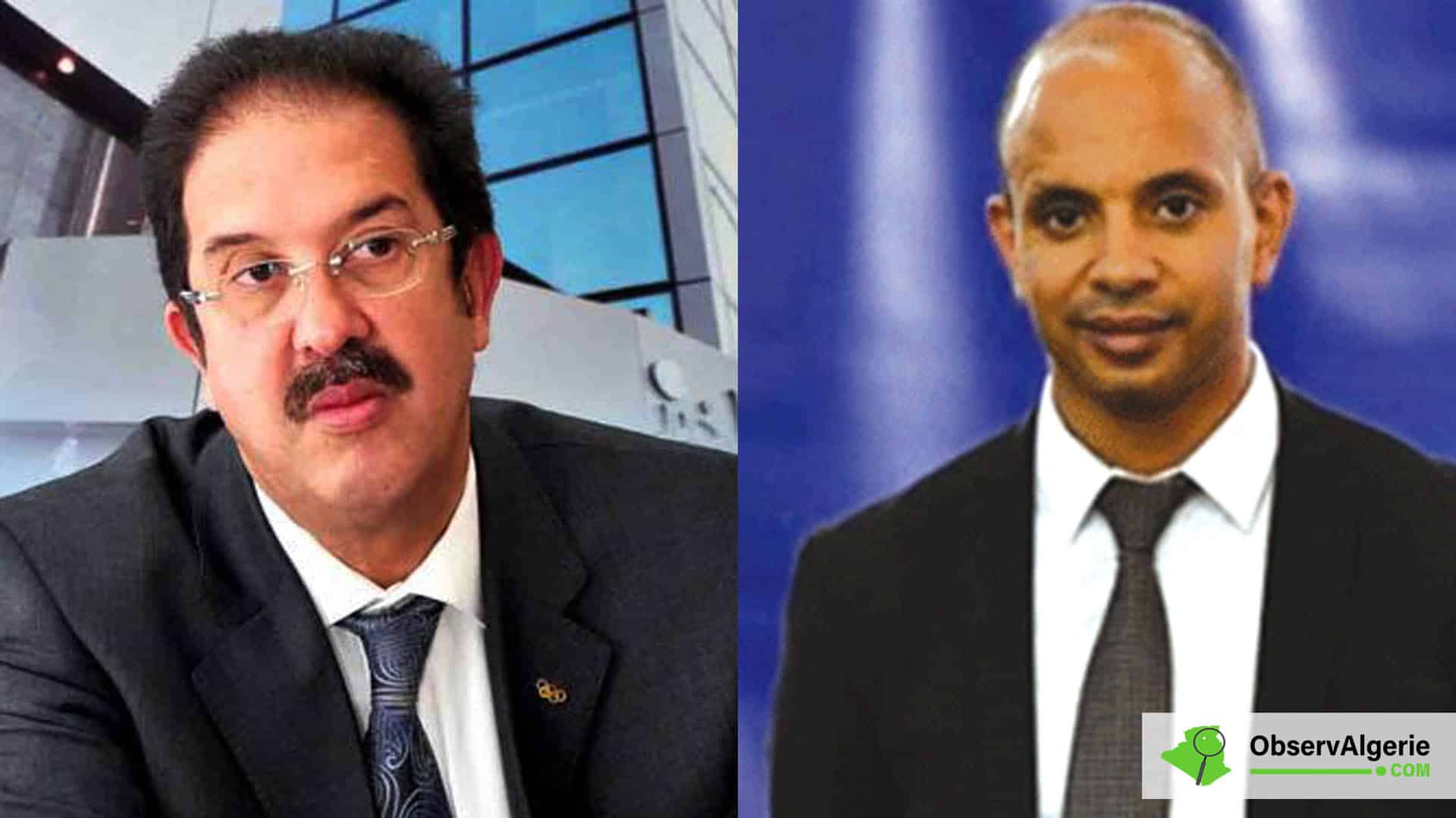 Le président du COA Mustapha Berraf et le MJS Raouf Bernaoui