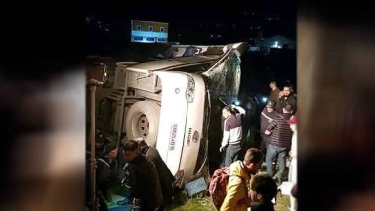 Kabylie : Le Bilan de l'accident de bus s'alourdit à 7 morts