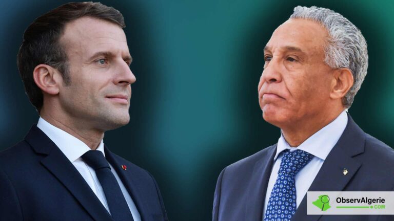Montage : L'ambassadeur d'Algérie à Paris Salah Labdioui et Emmanuel Macron Montage : L'ambassadeur d'Algérie à Paris Salah Labdioui et Emmanuel Macron