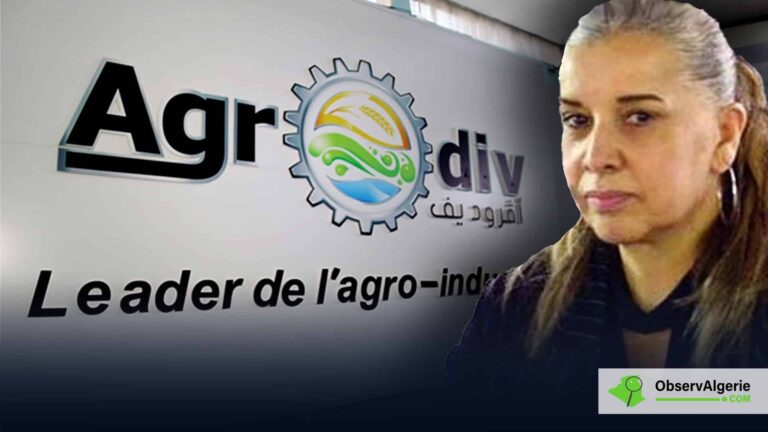 Djamila Tamazirt devant le siège du groupe AGRODIV