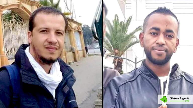 Les détenus du Hirak à Mostaganem, Brahim Daouadji et Oussama Tifour