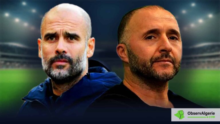 Guardiola et Belmadi Guardiola et Belmadi
