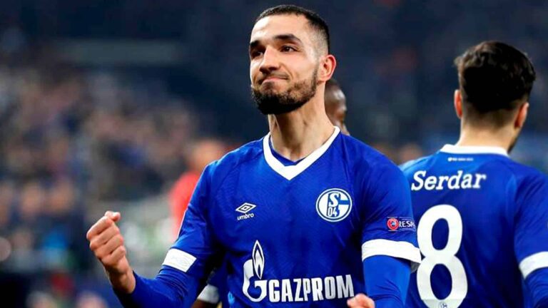 L'international algérien de Schalke 04 Nabil Bentaleb L'international algérien de Schalke 04 Nabil Bentaleb