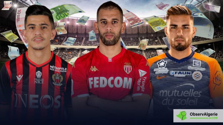 Youcef Atal, Islam Slimani et Andy Delort