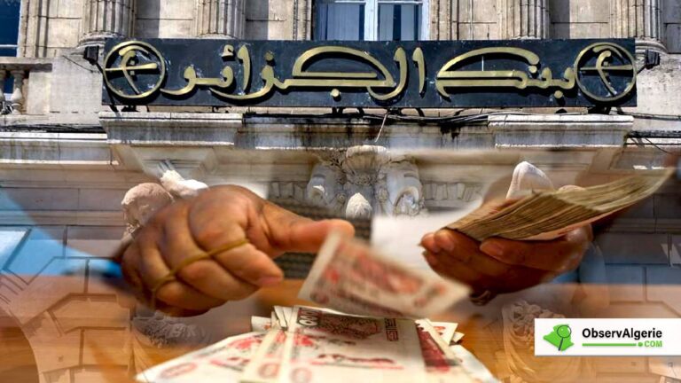 Banque d'Algérie et des billets en dinar
