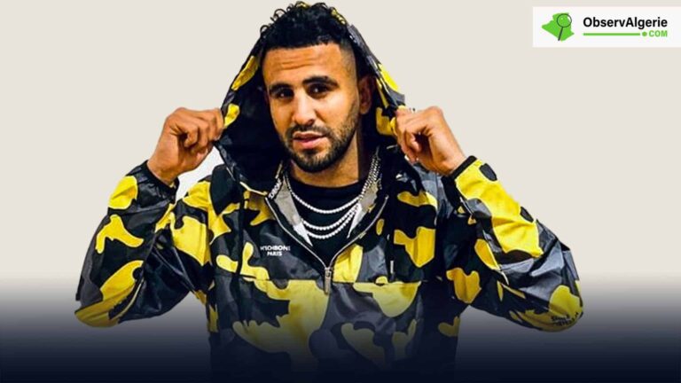 Le capitaine de l'équipe d'Algérie Riyad Mahrez
