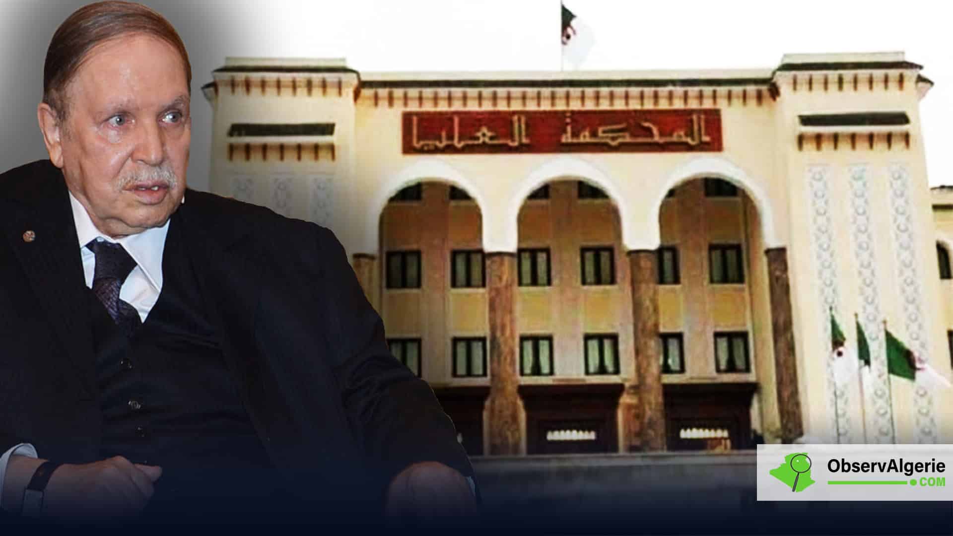 Montage : Bouteflika- cour suprême