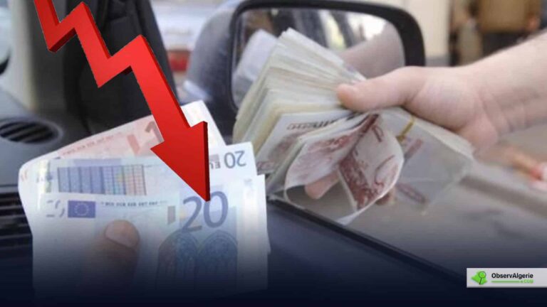 Chute brutale de l'euro face au dinar algérien sur le marché noir