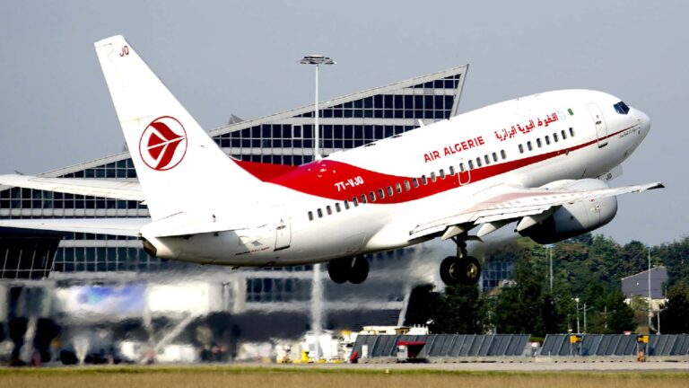 Un avion d'Air Algérie regagne le sol juste après son décollage