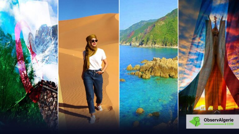 montage photo de plusieurs paysages en Algérie montage photo de plusieurs paysages en Algérie