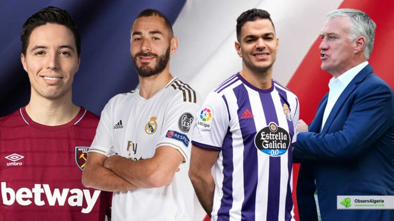 Photo montage : Samir Nasri, Karim Benzema, Hatem Ben Arfa et Didider Deschamps