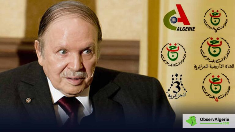 Montage : Abdelaziz Boutaflika - Chaîne TV algériennes