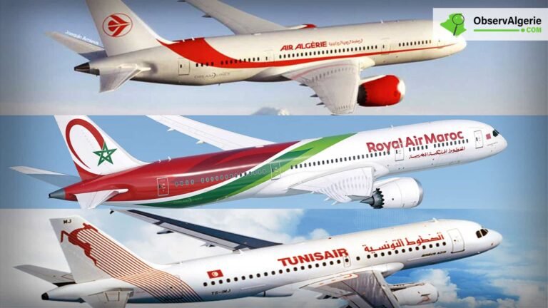 Montage : Air Algérie - Royal Air Maroc - Air Tunisie Montage : Air Algérie - Royal Air Maroc - Air Tunisie
