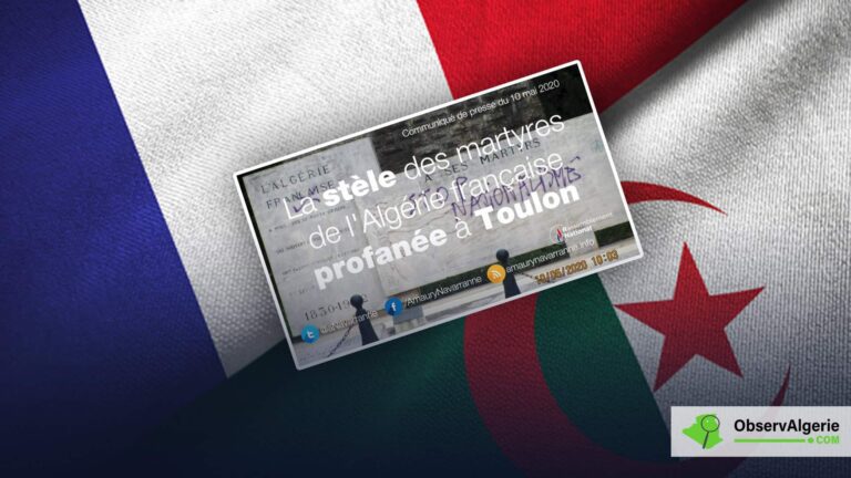 Montage : drapeau de France et d'Algérie