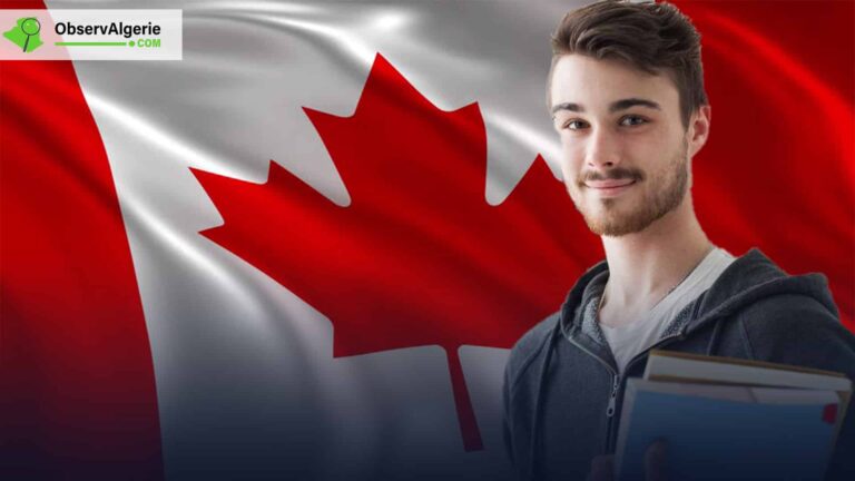 Montage : Drapeau du Canada - étudiant