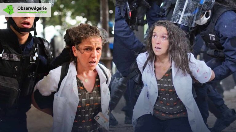 Photo : Arrestation violente d’une infirmière franco-algérienne