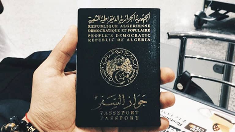 passeport algérien