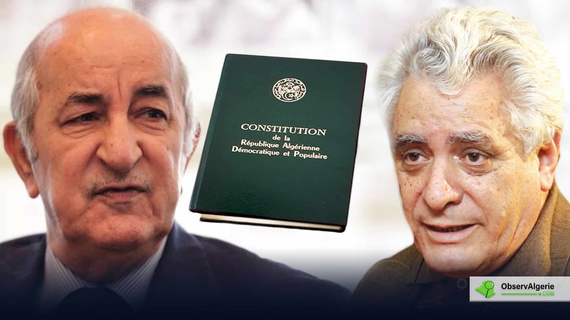 Mostefa Bouchachi-Abdelmadjid Tebboune-Constitution Algérienne