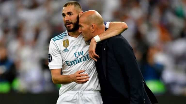 Photo : Karim Benzema et Zinedine Zidane