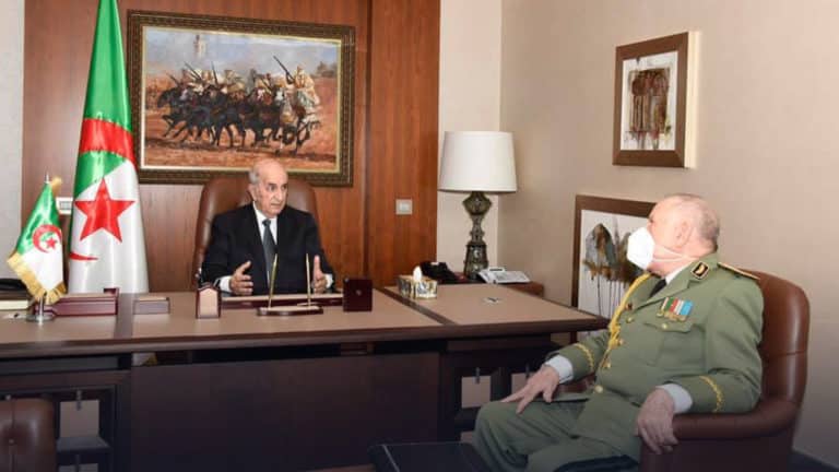 Photo : Abdelmadjid Tebboune - Saïd Chengriha