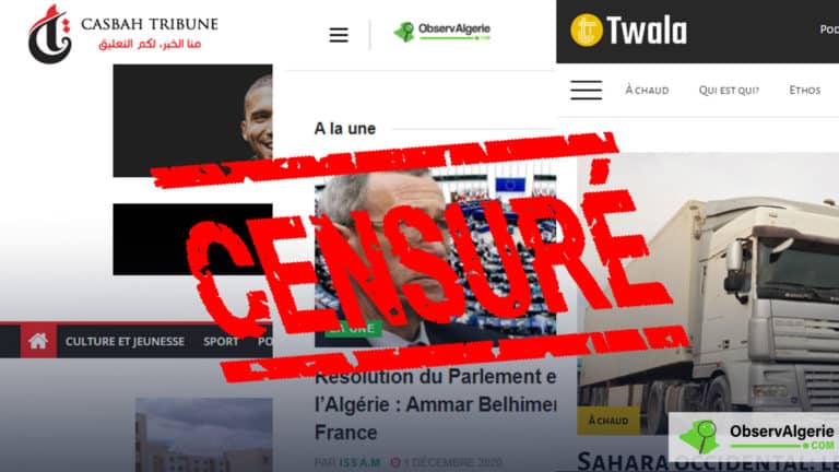 Montage : vague de censure des médias en ligne