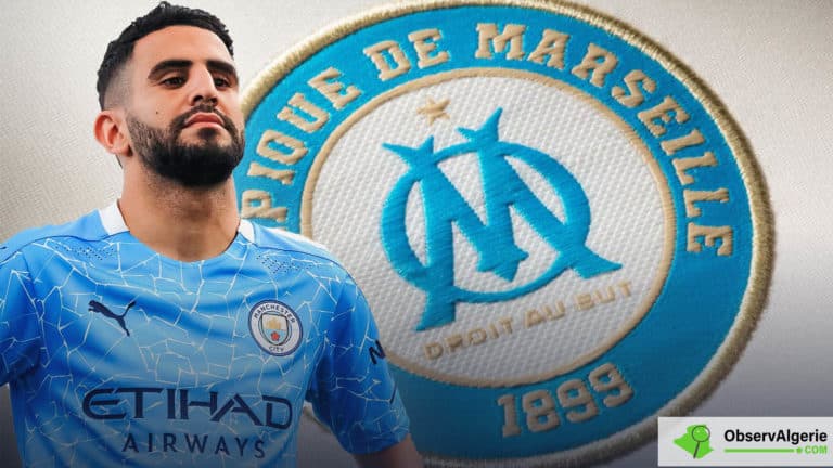 Montage : Olympique de Marseille - Riyad Mahrez