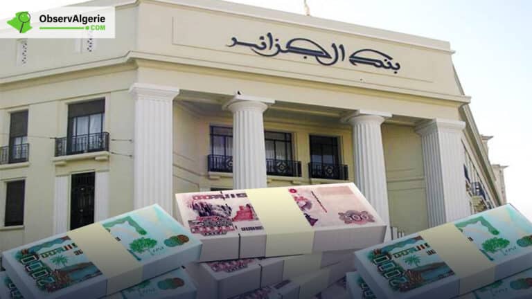 Montage : Banque d'Algérie - Devises