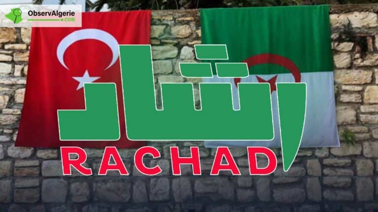 Montage : Drapeau Turquie_Algérie - Rachad