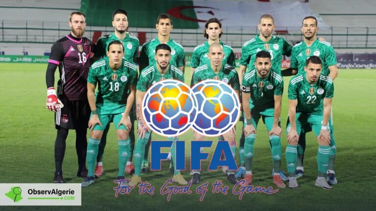 Montage : équipe nationale d'Algérie du Football - FIFA