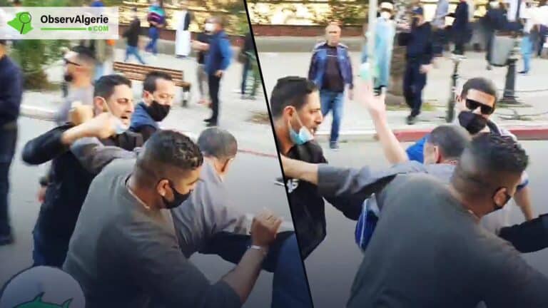 Montage :Les images d'un homme de 61 ans malmené par des policiers choquent les Algériens