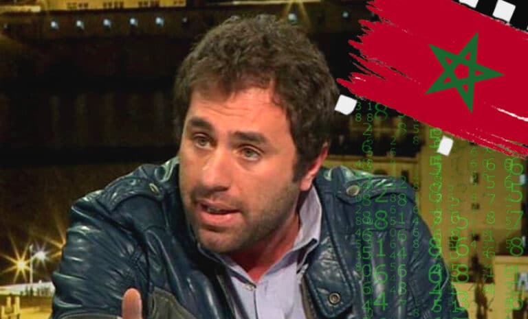 Montage : Abdou Semmar (journaliste et rédacteur en chef de Algérie Part), drapeau du Maroc