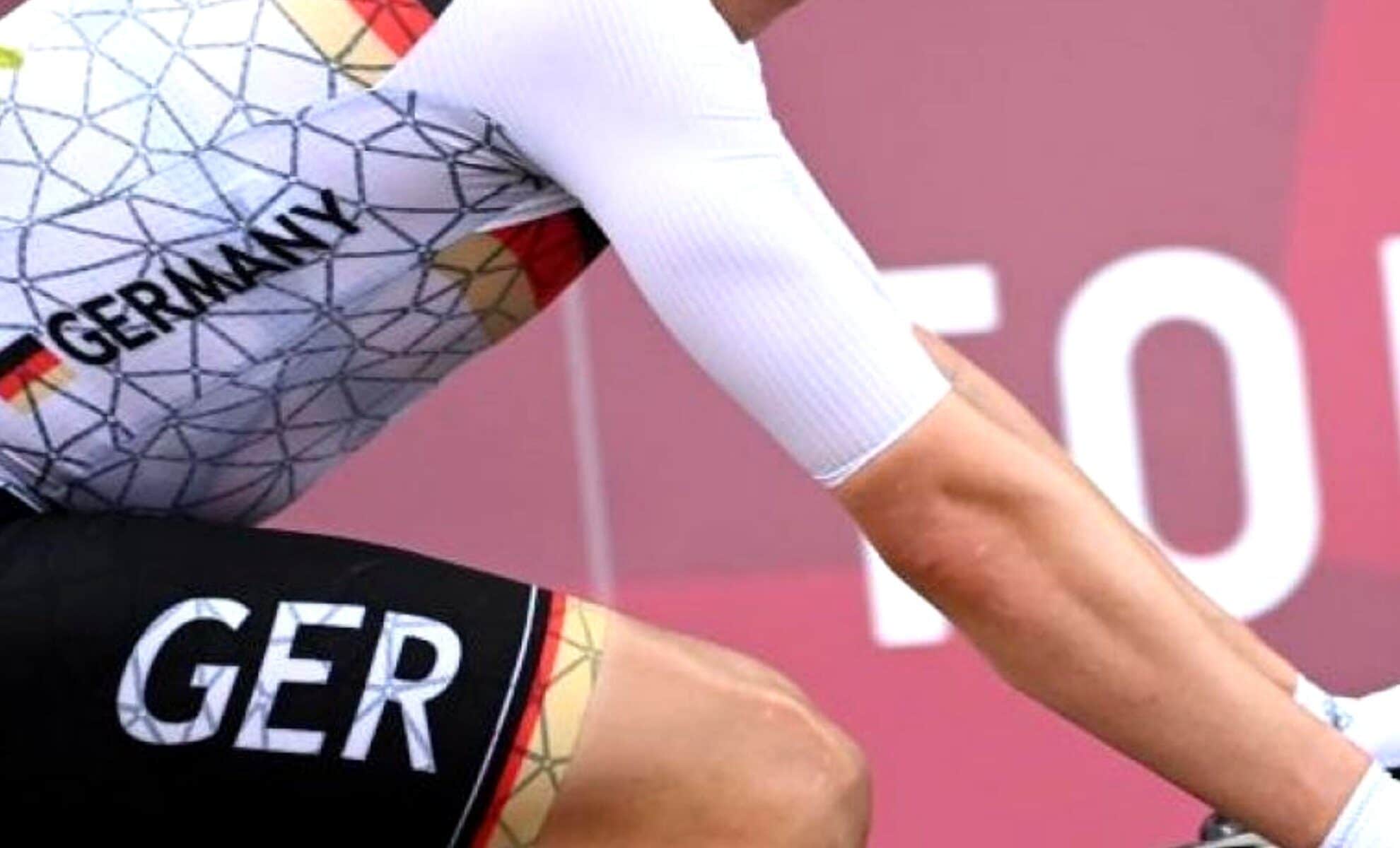 Photo d'un cycliste allemand