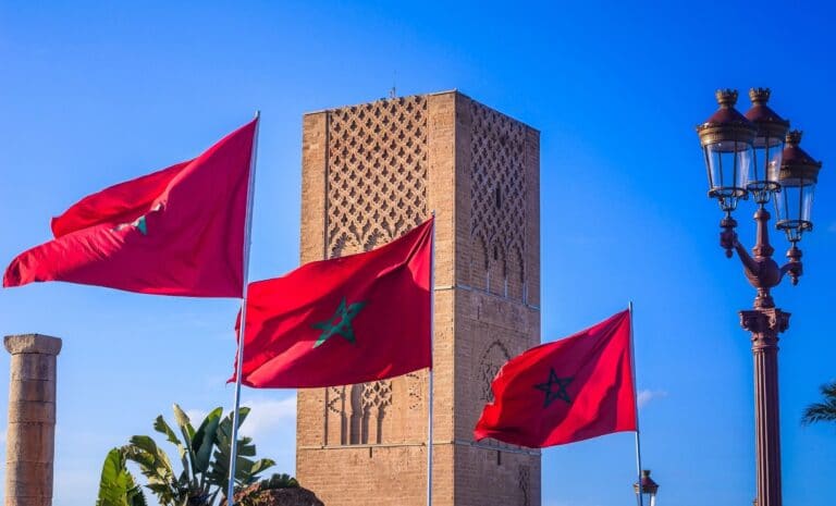 Drapeau du Maroc - Algérien