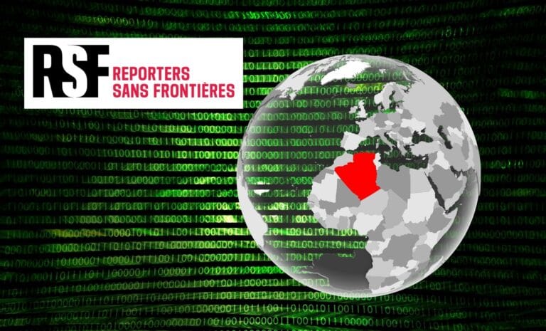 Reporters sans frontières et l'Algérie