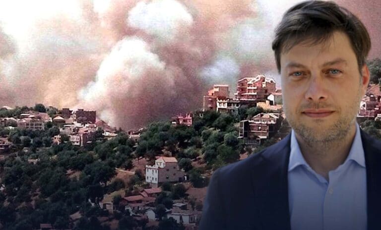 Maire de Marseille, Benoît Payan sur fond des incendies en Kabylie