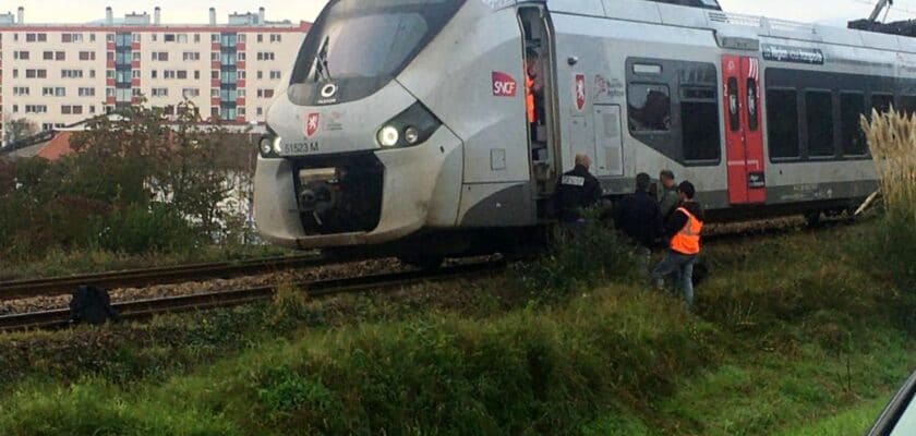 Accident de TER entre Ciboure et Saint-Jean-De-Luz