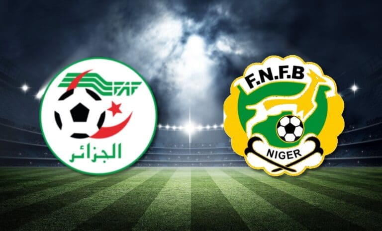 Affiche Algérie-Niger (logos)