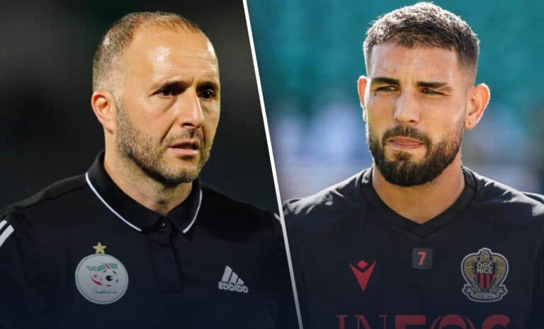 Montage : Djamel Belmadi et Andy Delort