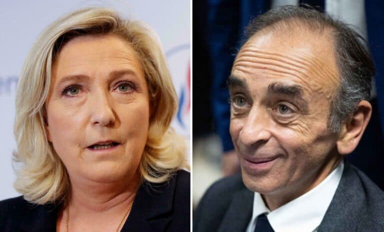Marine Le Pen et Éric Zemmour