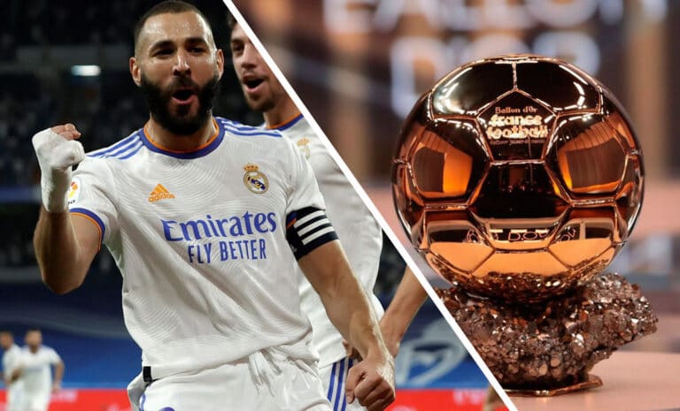 Montage : Karim Benzema et Ballon D'Or de France Football