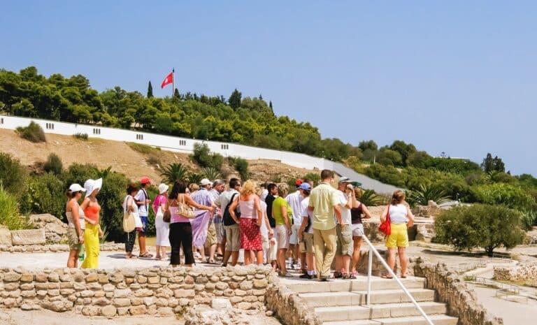 Touristes en Tunisie - Algériens