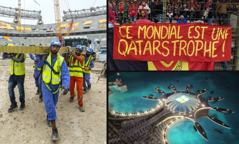 Qatarstrophe : Amnesty dénonce la situation des travailleurs migrants au Qatar (montage)