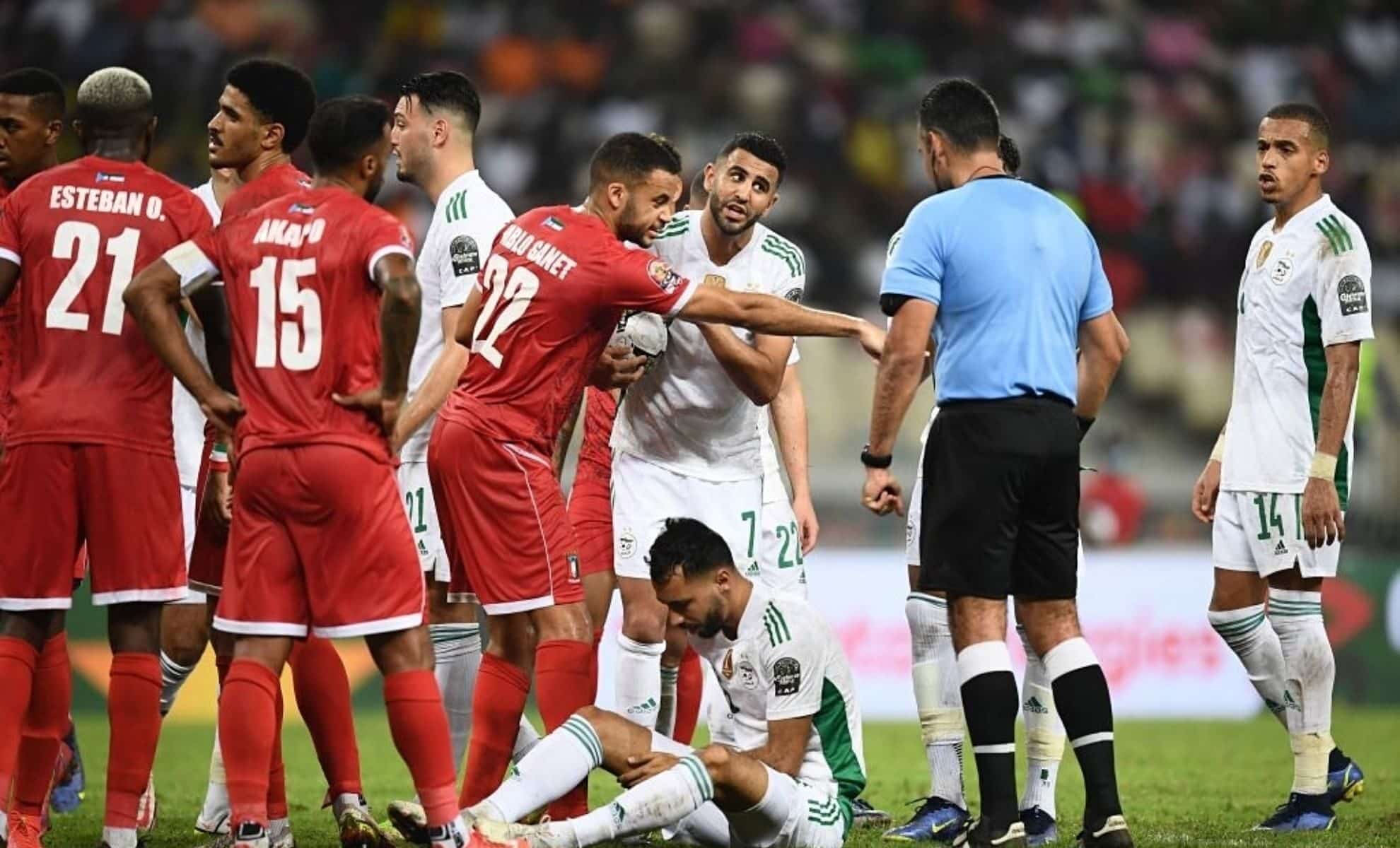Photo du match Algérie-Guinée équatoriale (janvier 2022)