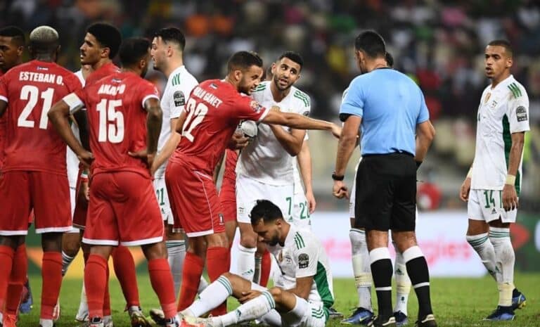 Photo du match Algérie-Guinée équatoriale (janvier 2022)