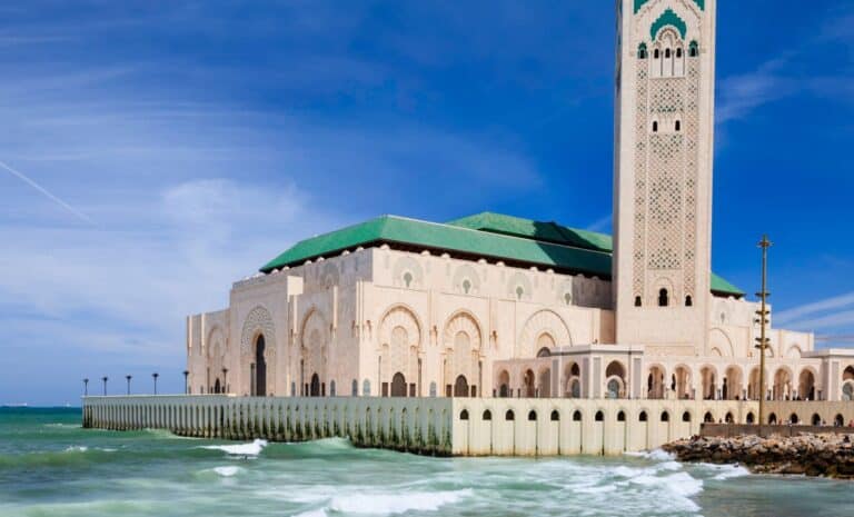 Hassan II Mosque in Casablanca. Source : Getty Images Signature