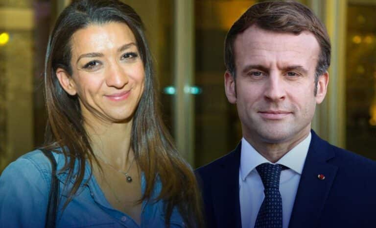 Montage : Sabrina Roubache et Emmanuel Macron