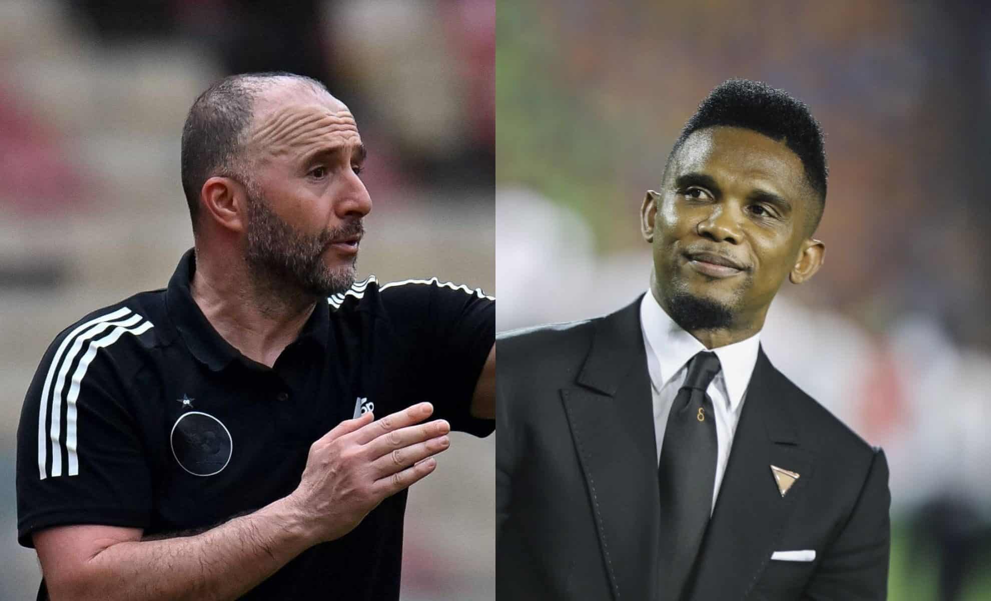 Djamel Belmadi et Samuel Eto'o