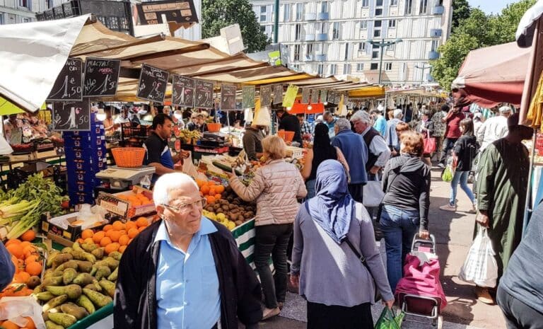 Marché en France