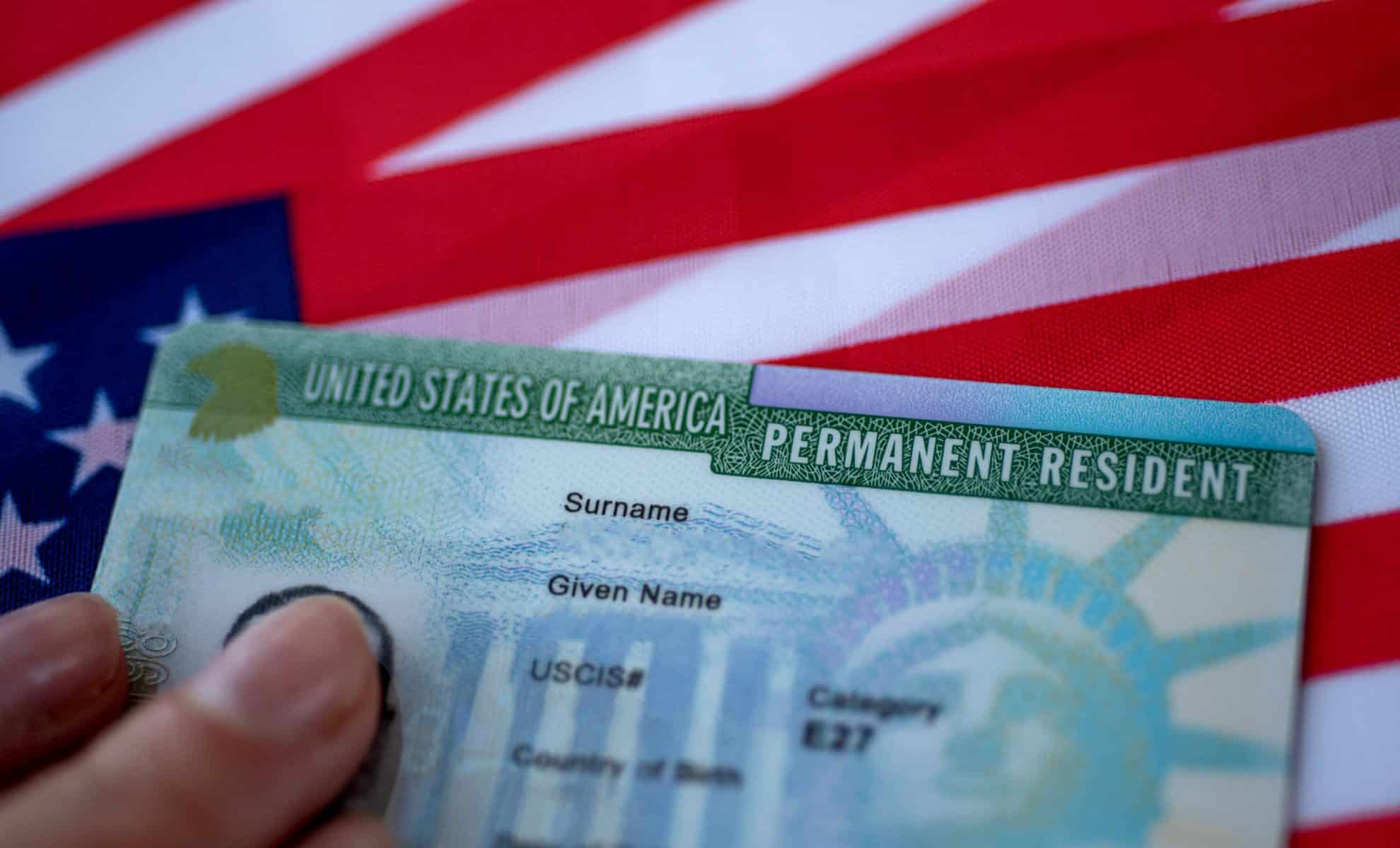 Green Card USA - Etats-Unis - Carte verte