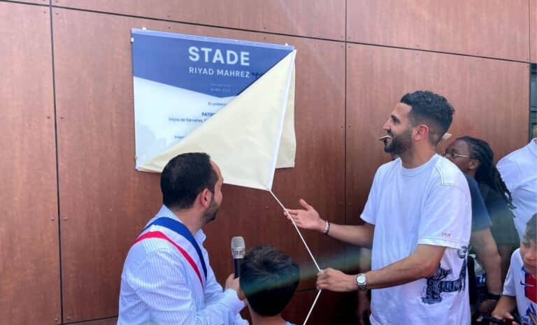 Inauguration stade Riyad-Mahrez de Sarcelles